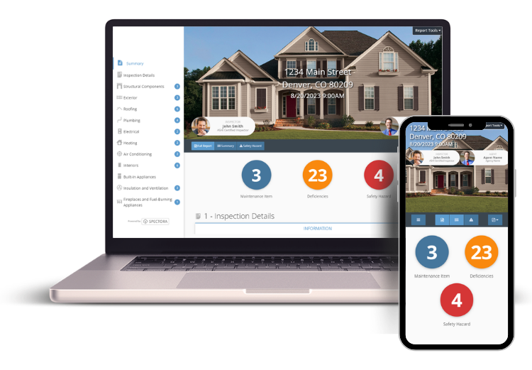 Our Spectora reports can be viewed on any device!